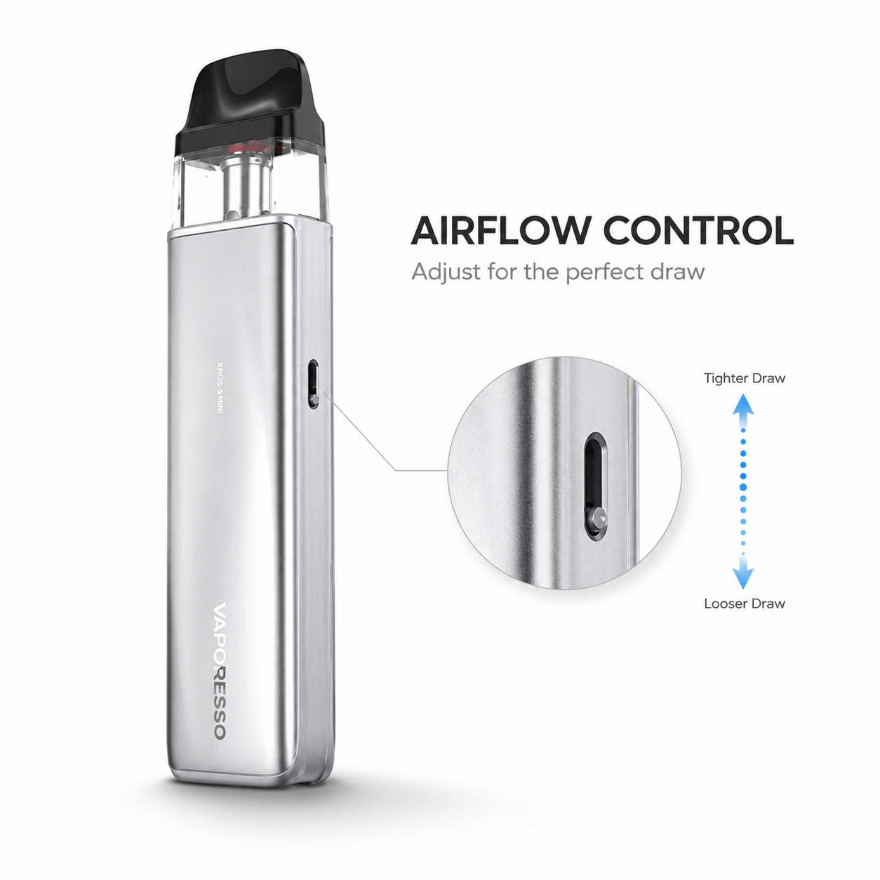 xros 5 mini airflow control vaping cz